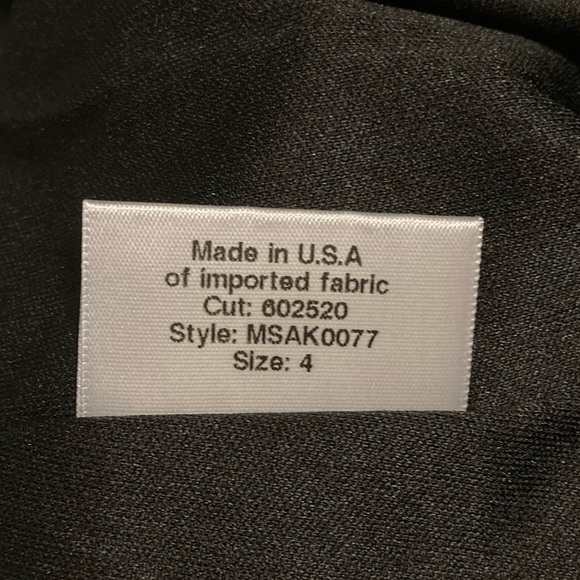 Katie May Madison Black Twist Back Gown - Sz 4 - Picture 8 of 9